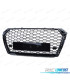 GRIGLIA AUDI A4 B9 15-19 LOOK RS4 PDC NERO LUCIDO