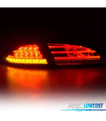 FANALI SEAT LEON 04-09 1P LED ROSSO CROMATO