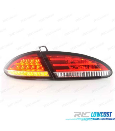 FANALI SEAT LEON 04-09 1P LED ROSSO CROMATO