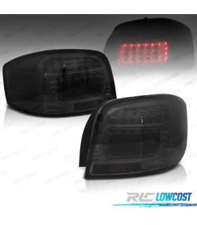 FANALI PER AUDI A3 8P 03-08 LED CRISTALLO SCURO