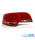 FANALI PER AUDI A3 8PA SPORTBACK 04-08 LED ROSSO CROMATO