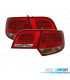 FANALI PER AUDI A3 8PA SPORTBACK 04-08 LED ROSSO CROMATO