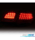 FANALI PER AUDI A3 8PA SPORTBACK 04-08 LED ROSSO CROMATO