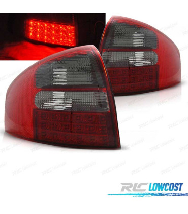 FANALI PER AUDI A6 4B 97-04 LED ROSSO SCURO