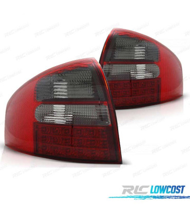 FANALI PER AUDI A6 4B 97-04 LED ROSSO SCURO