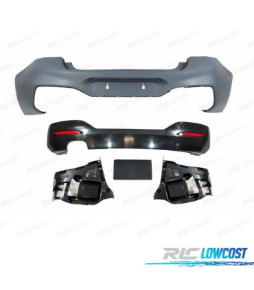 PARAURTI POSTERIORE BMW F20 F21 15-18 LCI LOOK M PDC DOPPIA USCITA