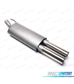 SILENZIATORE DI SCARICO PER VOLKSWAGEN VW GOLF III, GOLF III CABRIO 1991-1998 INOX x2