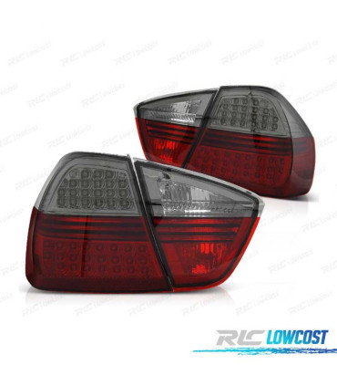 FANALI PER BMW E90 LED ROSSO AFFUMICATO