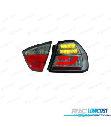 FANALI BMW E90 05-08 LED FONDO CROMATO