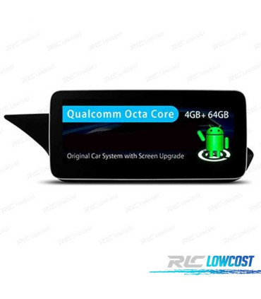 RADIO GPS ANDROID 10 PER MERCEDES CLASSE E W212 S212 09 - 13 NTG 4.0
