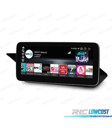RADIO GPS ANDROID 10 PER MERCEDES CLASSE E W212 S212 09 - 13 NTG 4.0