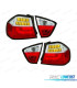 FANALI BMW E90 05-08 LED ROSSO CROMATO