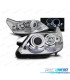 FARI PER CITROEN C4 04-09 ANGEL EYES FONDO CROMATO