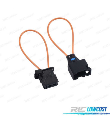 CONNETTORE IN FIBRA OTTICA FIBERLOOP FEMMINA E MASCHIO