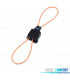 CONNETTORE IN FIBRA OTTICA FIBERLOOP FEMMINA E MASCHIO