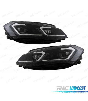 FARI FULL LED DINAMICI VOLKSWAGEN VW GOLF 7.5 17-19 LOOK R LINE
