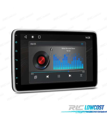 NAVIGATORE RADIO 2 DIN 10" HD TOUCH BLUETOOTH USB SD