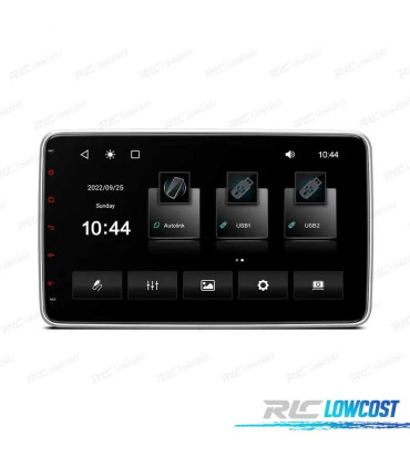 NAVIGATORE RADIO 2 DIN 10" HD TOUCH BLUETOOTH USB SD