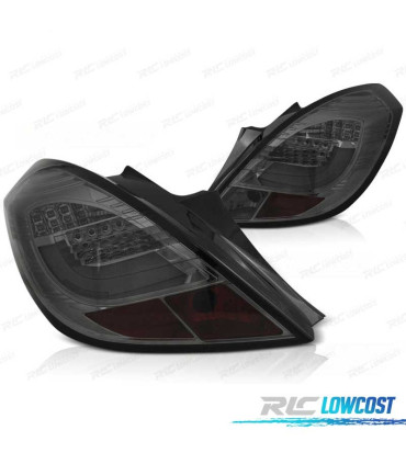 FANALI OPEL CORSA D 06-14 A LED ROSSO SCURO