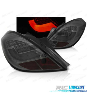 FANALI OPEL CORSA D 06-14 A LED ROSSO SCURO