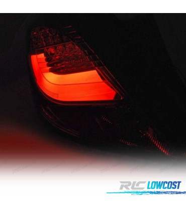 FANALI OPEL CORSA D 06-14 A LED ROSSO SCURO
