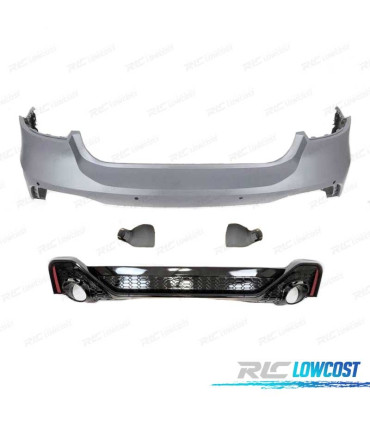 PARAURTI POSTERIORE AUDI A7 18- LOOK RS PDC