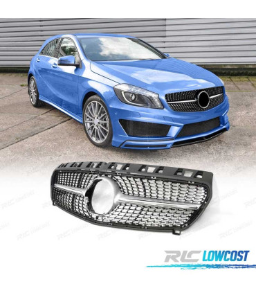 GRIGLIA MERCEDES CLASSE A W176 12-15 LOOK DIAMOND CROMATO