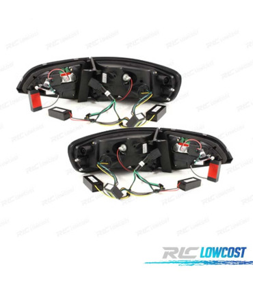 FANALI A LED DINAMICI PER AUDI A4 B8 07-11 AVANT ROSSO CHIARO