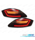 FANALI PER PORSCHE BOXSTER 987 CAYMAN 987C LIGHT BAR DINAMICO ROSSO AFFUMICATO