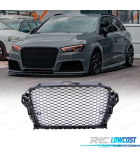 GRIGLIA AUDI A3 8V 12-16 LOOK RS3 NERO LUCIDO