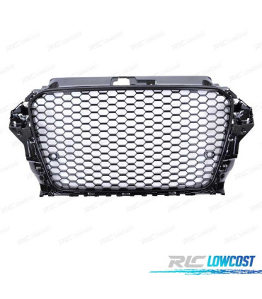 GRIGLIA AUDI A3 8V 12-16 LOOK RS3 NERO LUCIDO