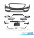 PARAURTI ANTERIORE MERCEDES C W205 14-18 LOOK AMG C63 ARGENTO PDC