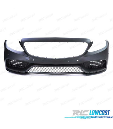 PARAURTI ANTERIORE PER MERCEDES CLASSE C W205 14-18 PDC LOOK C63 AMG