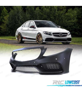 PARAURTI ANTERIORE PER MERCEDES CLASSE C W205 14-18 PDC LOOK C63 AMG
