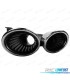 TERMINALI SCARICO MERCEDES CLASSE A W177 CLA W118 18- LOOK A45 AMG NERO