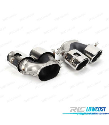 TERMINALI SCARICO MERCEDES CLASSE A W177 CLA W118 18- LOOK A45 AMG