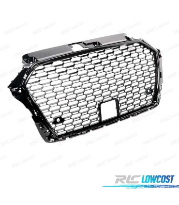 GRIGLIA PER AUDI A3 8V 17-19 LOOK RS3 NERO ACC