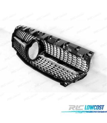 GRIGLIA PER MERCEDES CLASSE CLA W117 13-16 LOOK DIAMANTE NERO