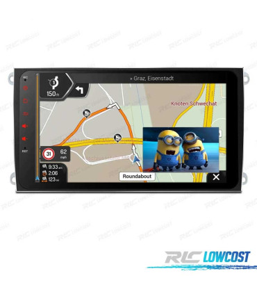 RADIO GPS ANDROID 12 PER PORSCHE CAYENNE 03-10 9" USB GPS TATTILE HD