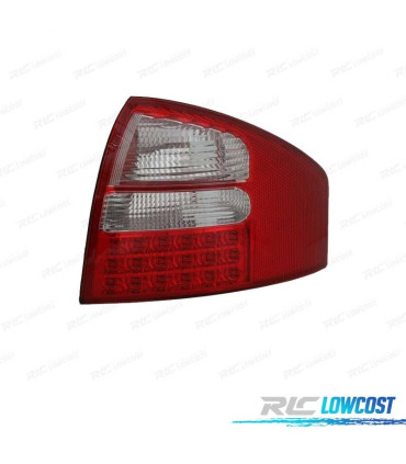 PILOTI AUDI A6 4B 97-05 LED ROSSO BIANCO