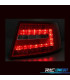 FANALI PER AUDI A6 4F 04-08 LED ROSSO CROMATO