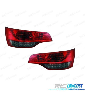 FANALI POSTERIORI PER AUDI Q7 06-09 LED ROSSO SCURO