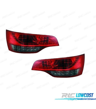 FANALI POSTERIORI PER AUDI Q7 06-09 LED ROSSO SCURO