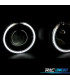 FARI PER BMW SERIE 3 E36 COUPE CABRIO 90-99 ANGEL EYES CCFL FONDO NERO