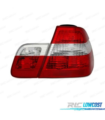 FANALI BMW E46 01-05 ROSSO CROMATO
