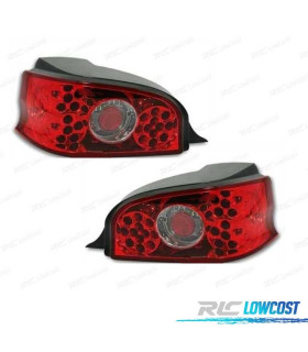 FANALI CITROEN SAXO 96-04 LED SFONDO ROSSO