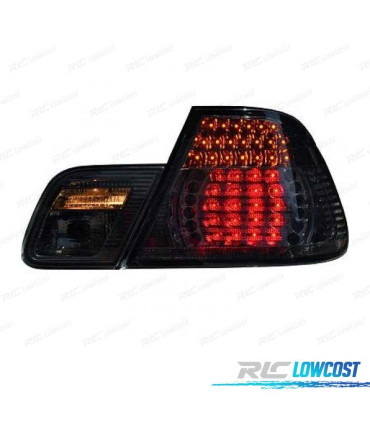 FANALI BMW E46 01-05 LED CRISTALLO SCURO