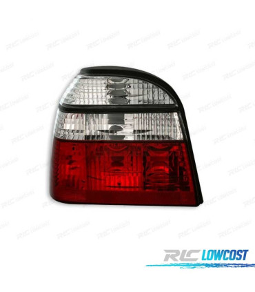 FANALI PER VOLKSWAGEN VW GOLF 3 91-97. ROSSO BIANCO