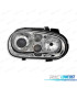 FARI VOLKSWAGEN VW GOLF 4 97-03 LOOK R32 ANGEL EYES FONDO CROMATO