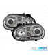 FARI VOLKSWAGEN VW GOLF 4 97-03 LOOK R32 ANGEL EYES FONDO CROMATO
